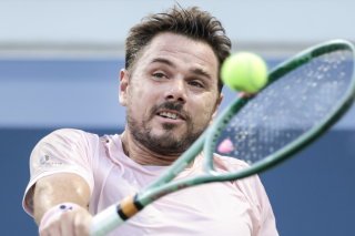 Stan Wawrinka à nouveau sur le flanc. KEYSTONE/EPA/JUSTIN LANE